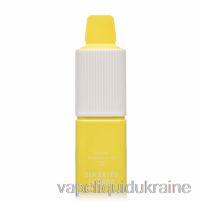 Vape Ukraine Horizon Binaries TH6000 Disposable Vanilla Strawberry Ice